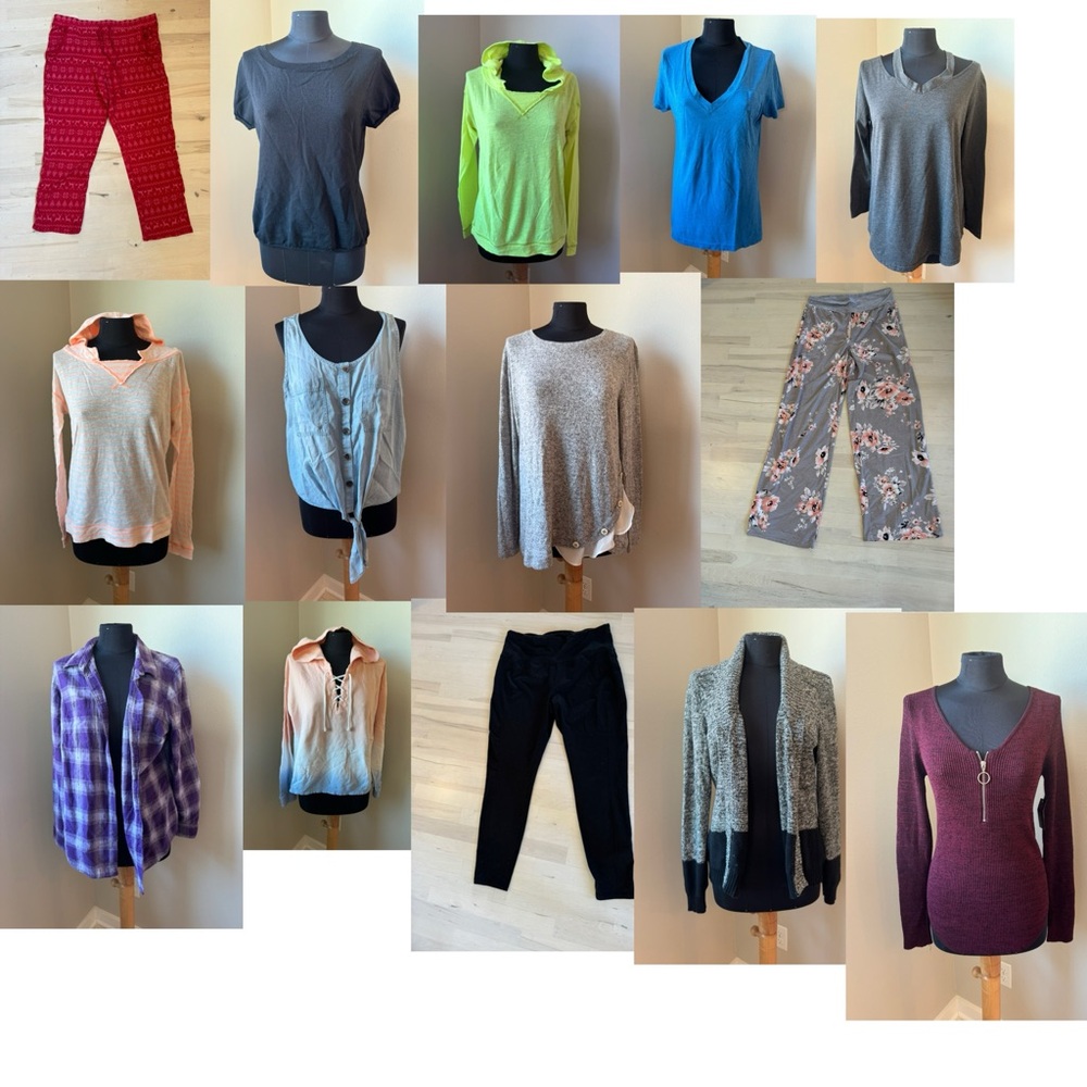 Bundle of women’s size Large clothes